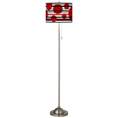 Giclee Glow Giclee Circles And Lines Shade Floor Lamp