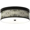 Giclee Glow Giclee Gallery 14"  Wide Sprouting Marble Pattern Led Ceiling Light