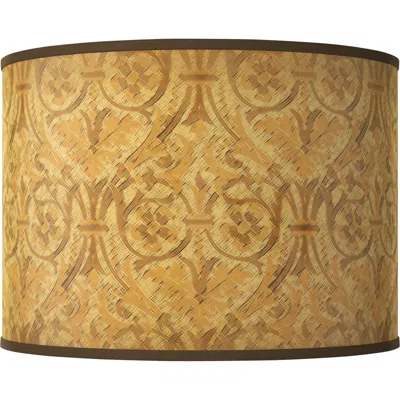 Giclee Glow Golden Versailles Giclee Drum Lamp Shade 15.5x15.5x11 (spider)