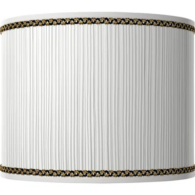 Giclee Glow Grace White Giclee Round Drum Lamp Shade 14x14x11 (spider)
