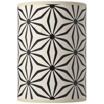 Giclee Glow Kaleidoscope Flowers Giclee Round Cylinder Lamp Shade 8x8x11 (spider)