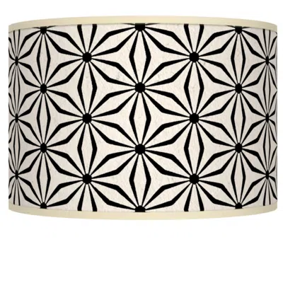 Giclee Glow Kaleidoscope Flowers Giclee Shade 12x12x8.5 (spider)
