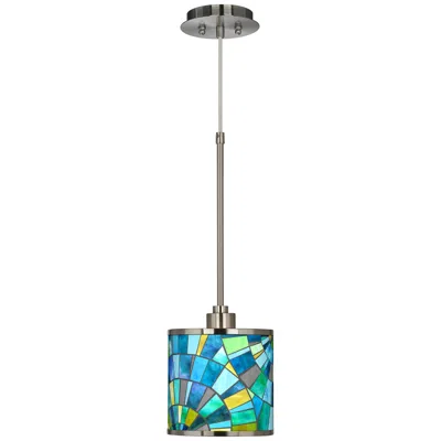 Giclee Glow Lagos Mosaic  Mini Pendant Light
