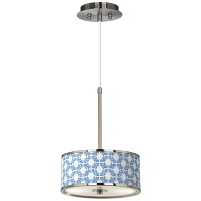 Giclee Glow Leaf Symmetry  10 1/4" Wide Pendant Light