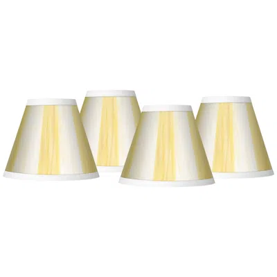 Giclee Glow Light Chiffon Giclee Set Of Four Shades 3x6x5 (clip-on)