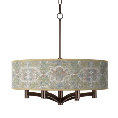 Giclee Glow Lucrezia Ava 6-light Bronze Pendant Chandelier