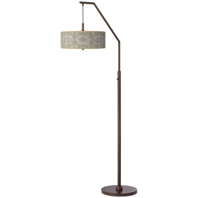 Giclee Glow Lucrezia Bronze Downbridge Arc Floor Lamp