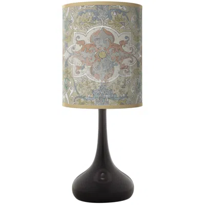 Giclee Glow Lucrezia Giclee Black Droplet Table Lamp