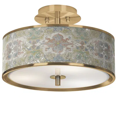 Giclee Glow Lucrezia Gold 14" Wide Ceiling Light