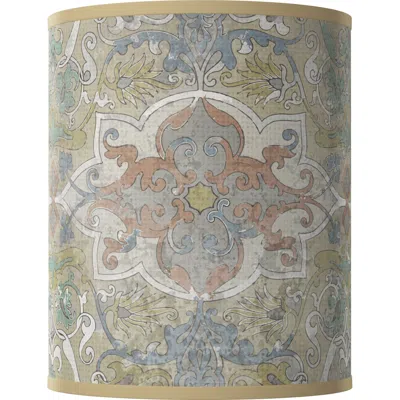 Giclee Glow Lucrezia Pattern Giclee Drum Shade 10x10x12 (spider)
