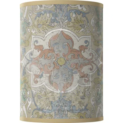 Giclee Glow Lucrezia White Giclee Round Cylinder Lamp Shade 8x8x11 (spider)