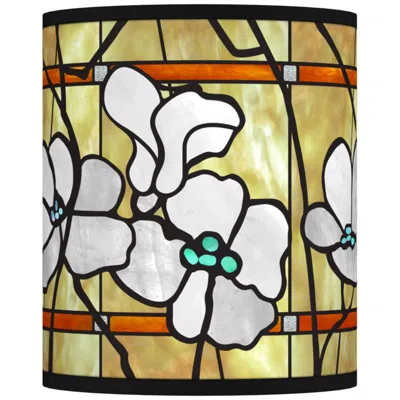 Giclee Glow Magnolia Mosaic Giclee Shade 10x10x12 (spider)