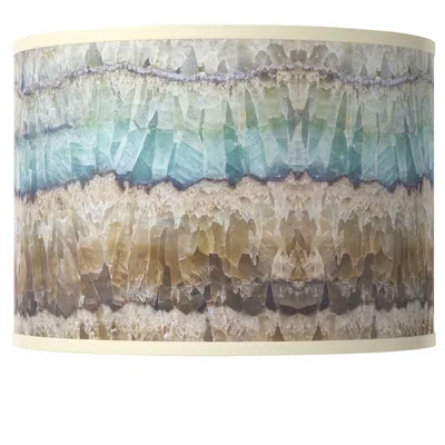 Giclee Glow Marble Jewel  Drum Lamp Shade 12x12x8.5 (spider)