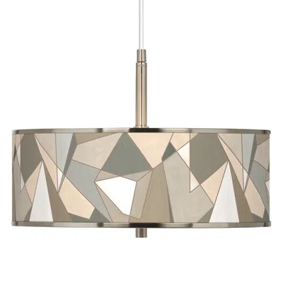 Giclee Glow Modern Mosaic I  16" Wide Pendant Light