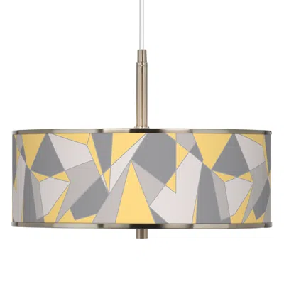 Giclee Glow Modern Mosaic Ii  16" Wide Pendant Light