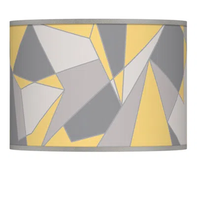 Giclee Glow Modern Mosaic Ii  Geometric Lamp Shade 13.5x13.5x10 (spider)