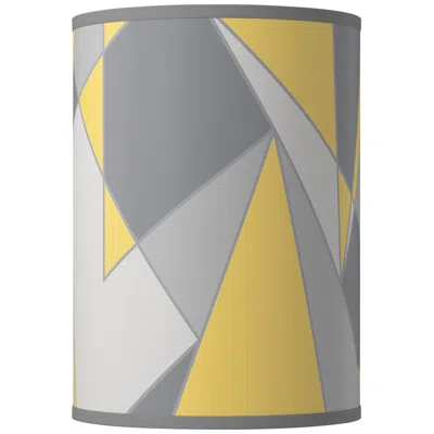 Giclee Glow Modern Mosaic Ii Giclee Round Cylinder Lamp Shade 8x8x11 (spider)
