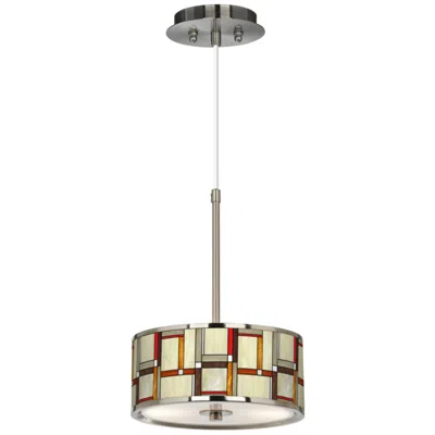 Giclee Glow Modern Squares  10 1/4" Wide Pendant Light