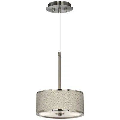 Giclee Glow Moroccan Diamonds  10 1/4" Wide Pendant Light