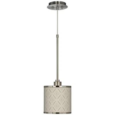 Giclee Glow Moroccan Diamonds  Mini Pendant Light