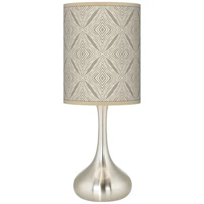 Giclee Glow Moroccan Diamonds Giclee Modern Droplet Table Lamp