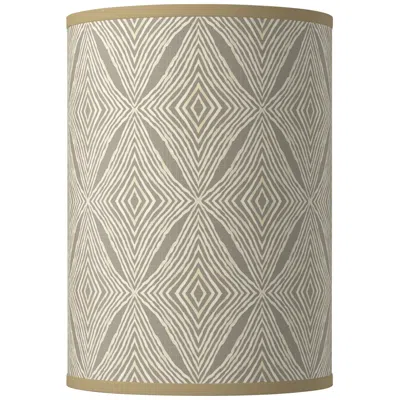 Giclee Glow Moroccan Diamonds Giclee Round Cylinder Lamp Shade 8x8x11 (spider)