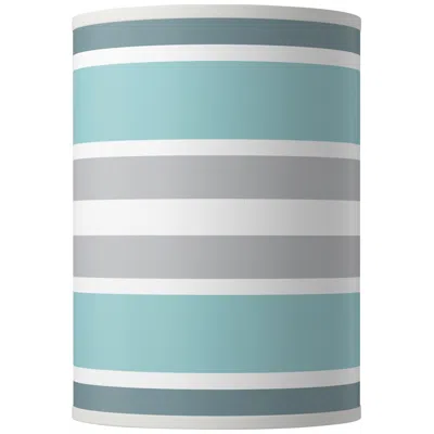 Giclee Glow Multi Color Stripes Giclee Round Cylinder Lamp Shade 8x8x11 (spider)