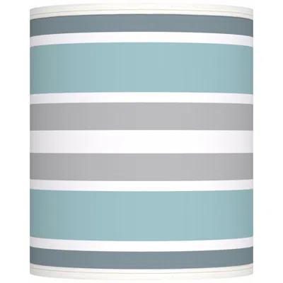 Giclee Glow Multi Color Stripes Giclee Shade 10x10x12 (spider)