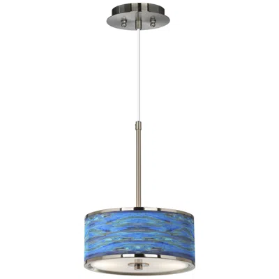 Giclee Glow Oceanside 10 1/4" Wide Modern Coastal  Pendant Light