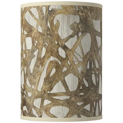 Giclee Glow Organic Nest Giclee Round Cylinder Lamp Shade 8x8x11 (spider)