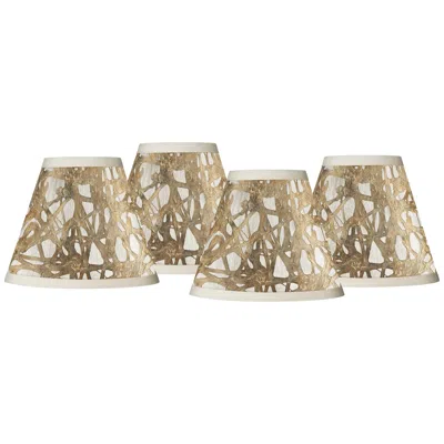Giclee Glow Organic Nest Giclee Set Of Four Shades 3x6x5 (clip-on)