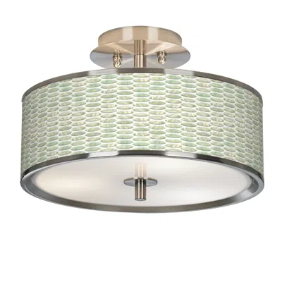 Giclee Glow Oval Tempo  14" Wide Ceiling Light