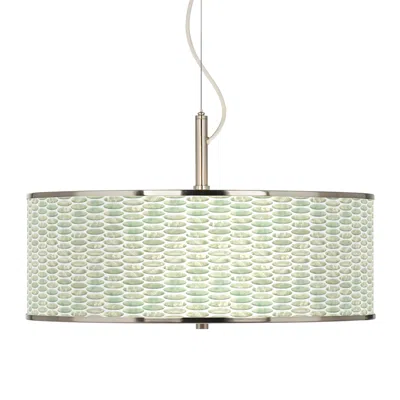 Giclee Glow Oval Tempo  20" Wide Pendant Light