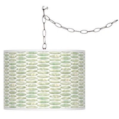 Giclee Glow Oval Tempo  Plug-in Swag Pendant