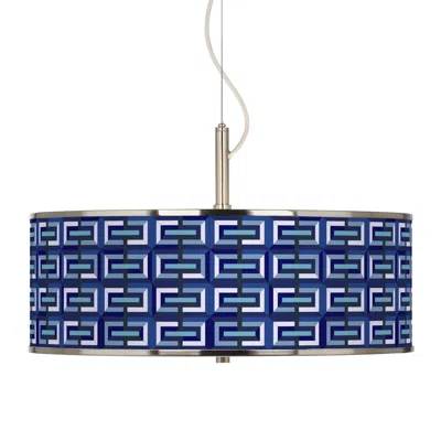 Giclee Glow Parquet  20" Wide Pendant Light