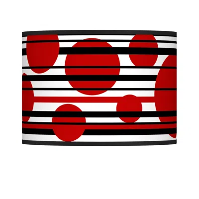 Giclee Glow Red Balls  Lamp Shade 13.5x13.5x10 (spider)