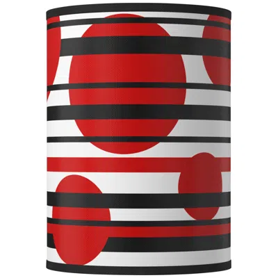 Giclee Glow Red Balls Giclee Round Cylinder Lamp Shade 8x8x11 (spider)