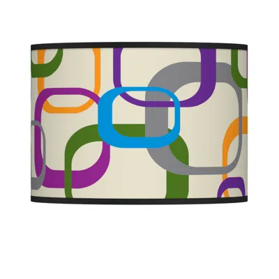 Giclee Glow Retro Square Scramble Giclee Lamp Shade 13.5x13.5x10 (spider)