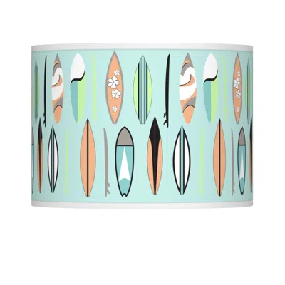 Giclee Glow Retro Surf Giclee Lamp Shade 13.5x13.5x10 (spider)