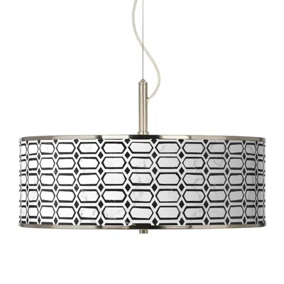 Giclee Glow Rhombi  20" Wide Pendant Light