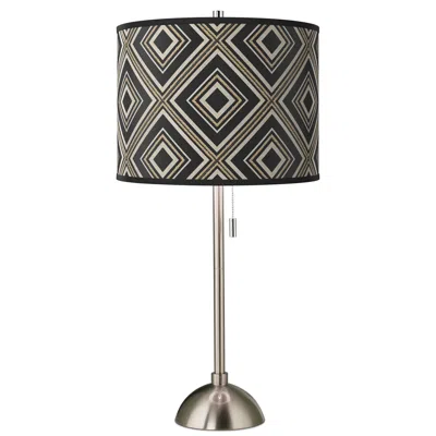 Giclee Glow Rhythm Giclee Brushed Nickel Table Lamp