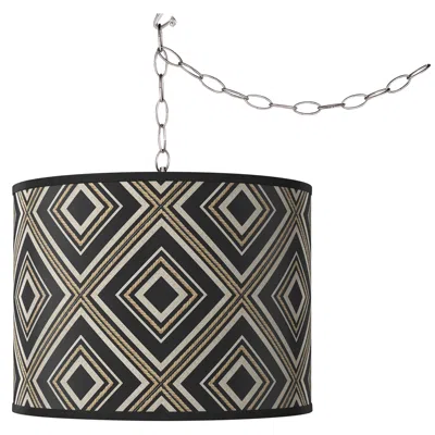 Giclee Glow Rhythm  Plug-in Swag Pendant