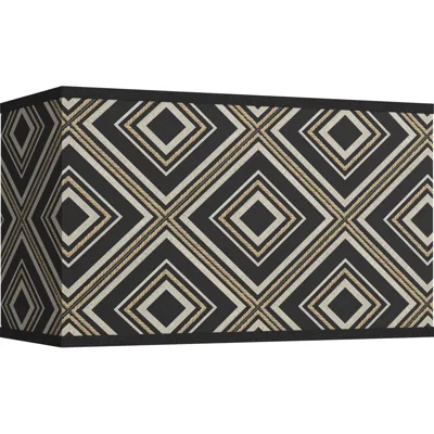 Giclee Glow Rhythm Pattern Rectangle Shade 8/17x8/17x10 (spider)