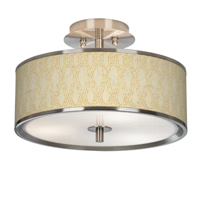 Giclee Glow Roman Pebbles  14" Wide Ceiling Light