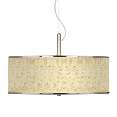 Giclee Glow Roman Pebbles  20" Wide Pendant Light