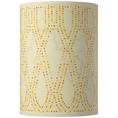 Giclee Glow Roman Pebbles Giclee Round Cylinder Lamp Shade 8x8x11 (spider)