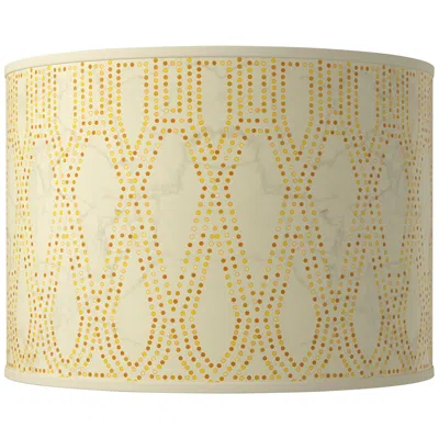 Giclee Glow Roman Pebbles Giclee Round Drum Lamp Shade 15.5x15.5x11 (spider)
