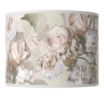 Giclee Glow Rosy Blossoms Giclee Lamp Shade 13.5x13.5x10 (spider)