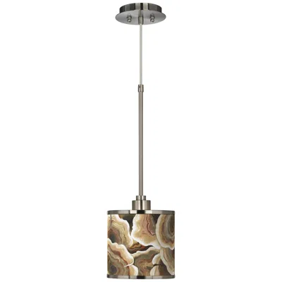 Giclee Glow Ruffled Feathers  Mini Pendant Light