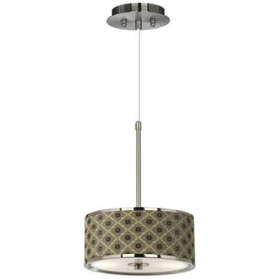 Giclee Glow Rustic Flora  10 1/4" Wide Pendant Light